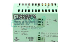 PHOENIX CONTACT 2939522 ; CM125-PS-120-230AC/24DC/5/F POWER SUPPLY Used