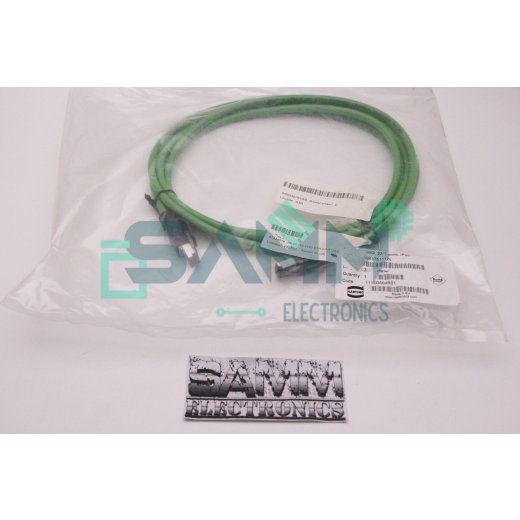 HARTING 09457511125 CAT 5 ETHERNET CABLE ASSEMBLY GREEN New