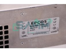 EPCOS W62400-T865-E1 POWER LINE FILTER Used