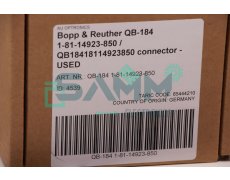 Bopp &amp; Reuther QB-184 1-81-14923-850 / QB18418114923850 CONNECTOR Used